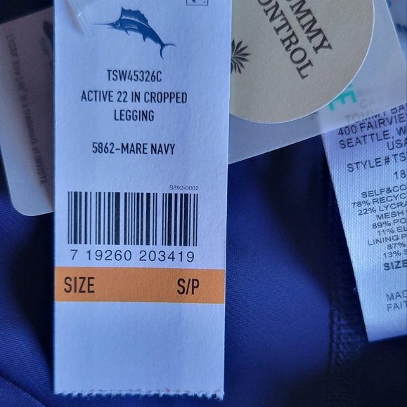 Tommy Bahama Island Active Cropped Leggings - Picture 3 of 7